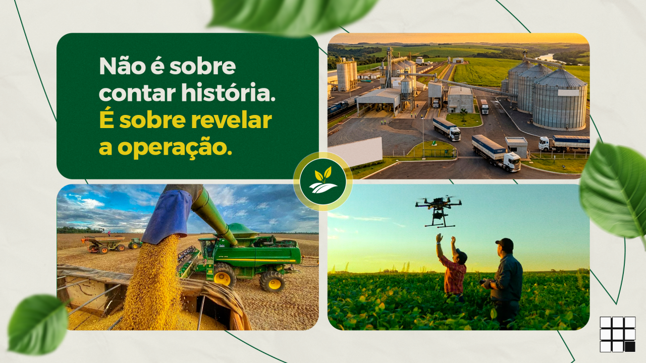 Não é sobre contar história. É sobre revelar operação.